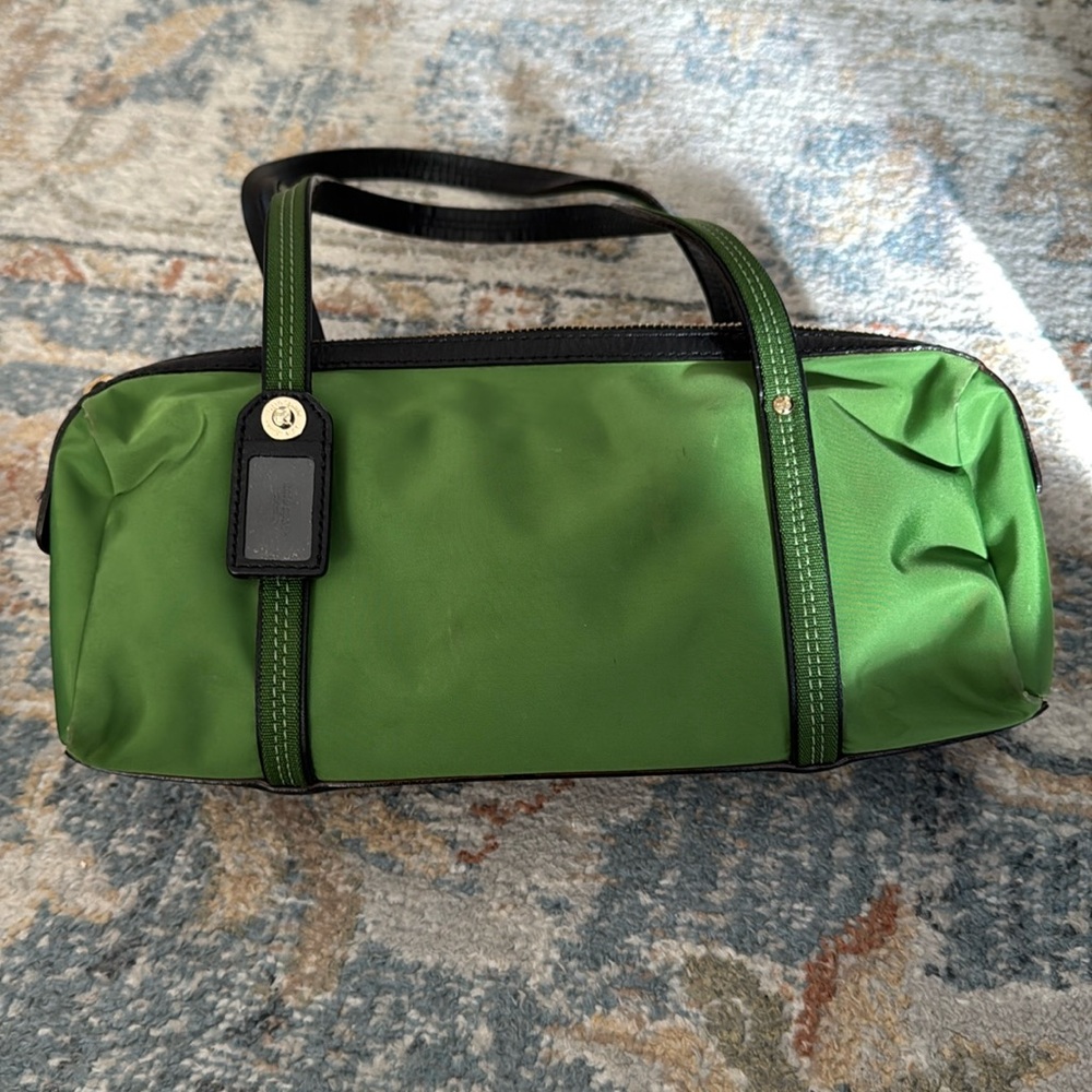 Kate Spade - Green Shoulder Baguette Bag